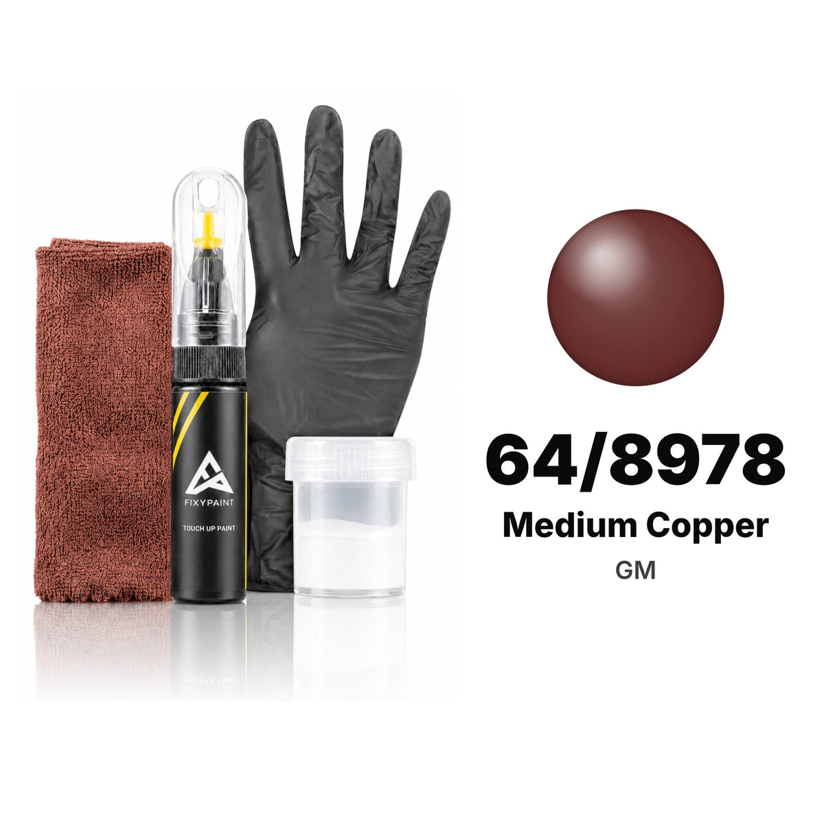 Touch-up paint for GM 64/8978 Medium Copper, Complete kit