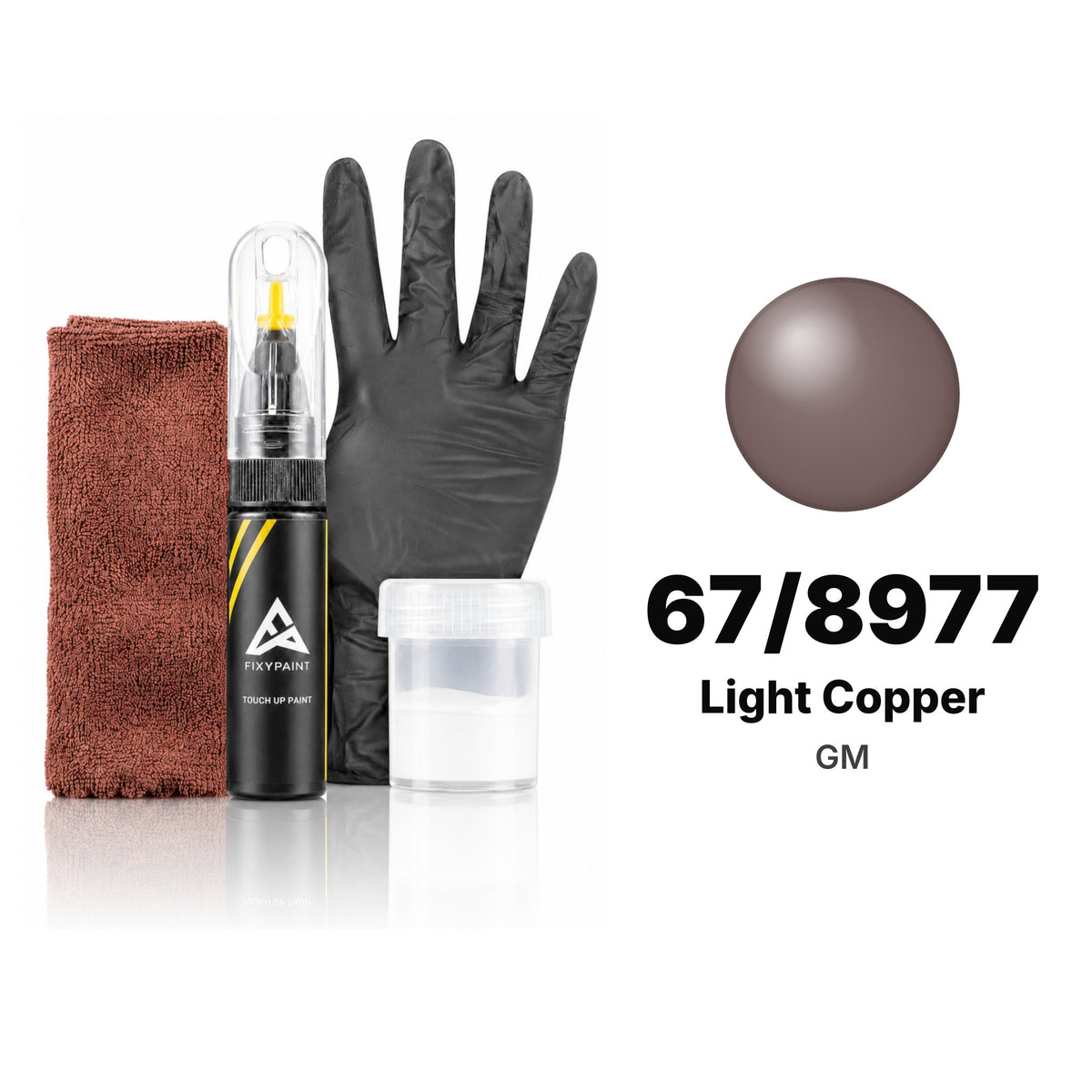 Touch-up paint for GM 67/8977 Light Copper, Complete kit