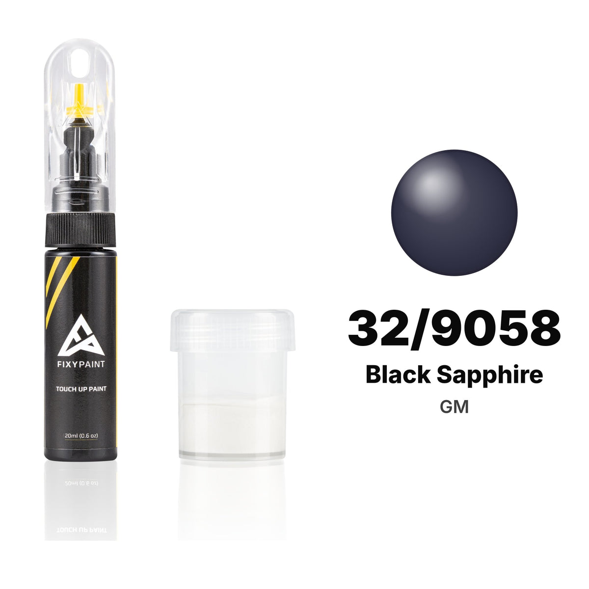 Touch-up paint for GM 32/9058 Black Sapphire, Standard kit