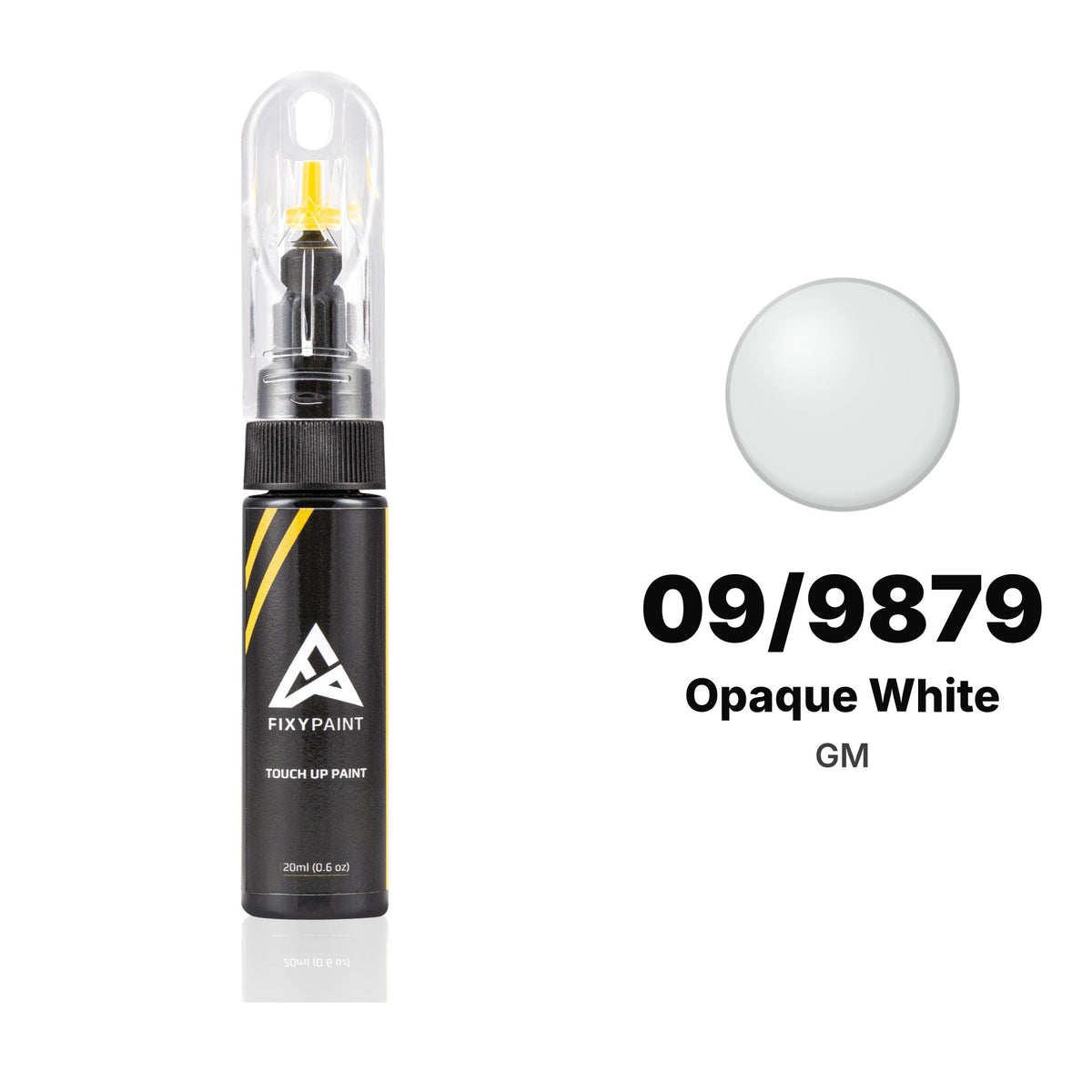 Touch-up paint for GM 09/9879 Opaque White, Basic kit