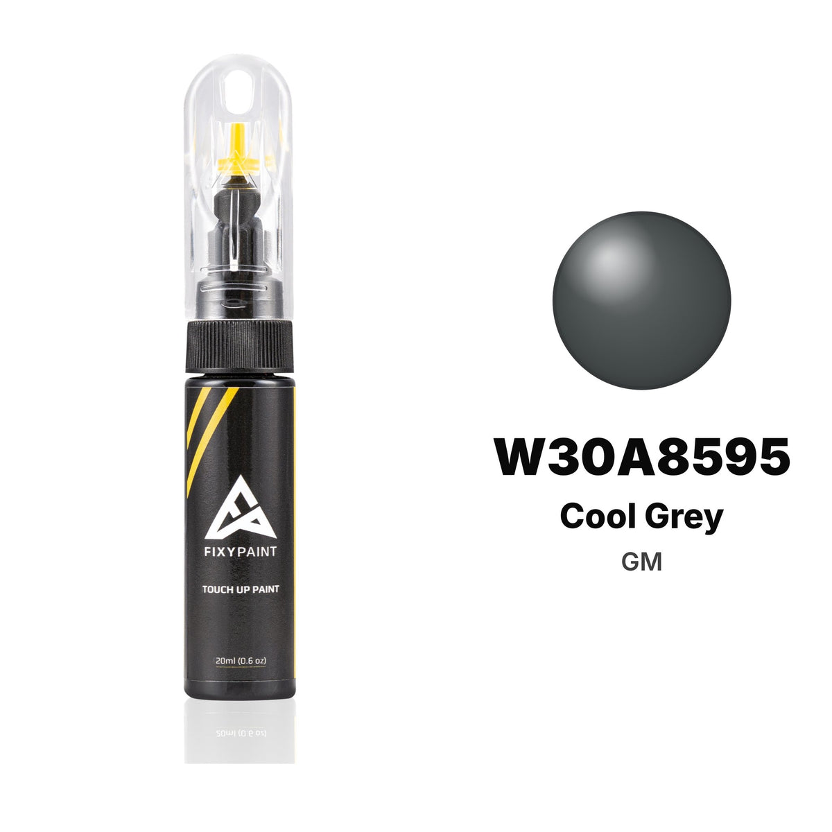 GM W30A8595 Cool Grey touch-up paint, Basic kit
