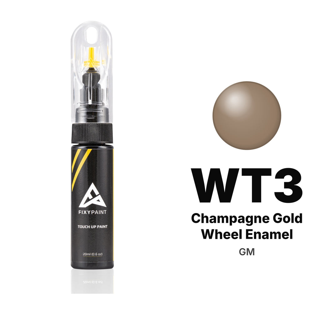 Touch-up paint for GM WT3 Champagne Gold Wheel Enamel, Basic kit