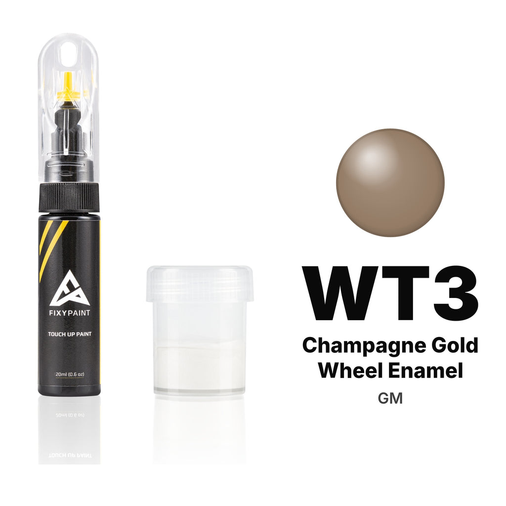 Touch-up paint for GM WT3 Champagne Gold Wheel Enamel, Standard kit
