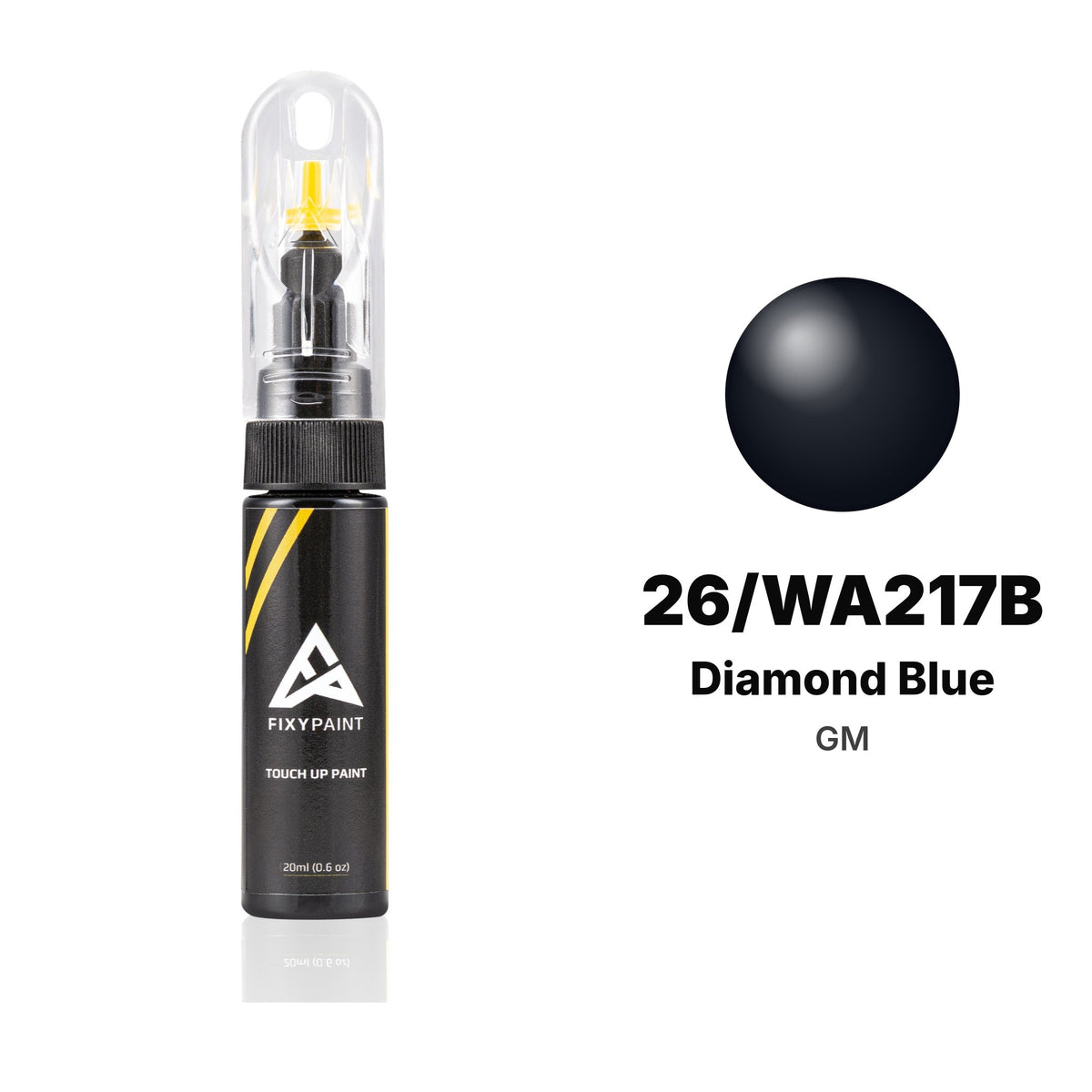 Peinture de retouche pour GM – 26/WA217B Diamond Blue (tous modèles, 1995–2004), kit Basique