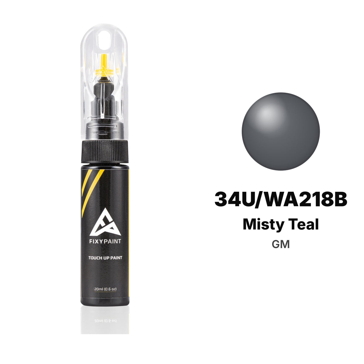 Touch-up paint for GM 34U/WA218B Misty Teal, Basic kit