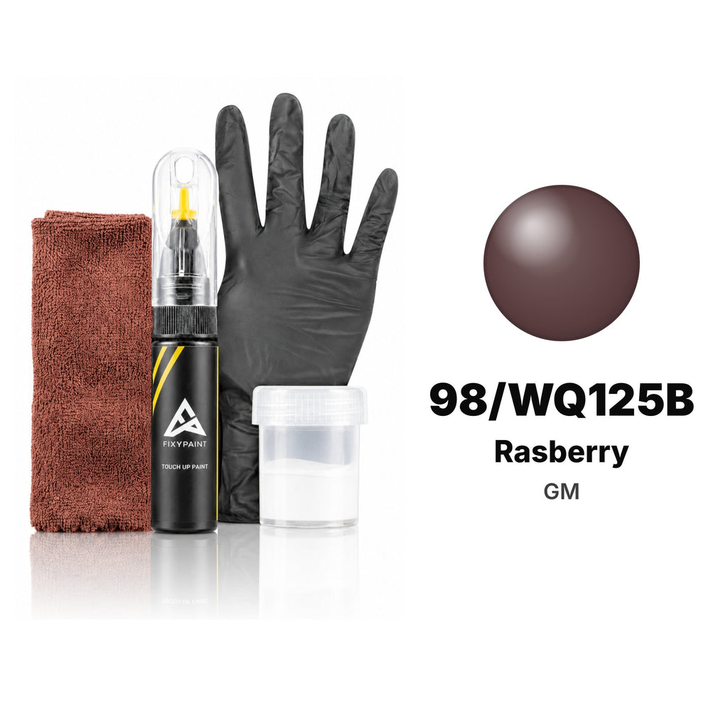 Touch-up paint for GM 98/WQ125B Rasberry, Complete kit