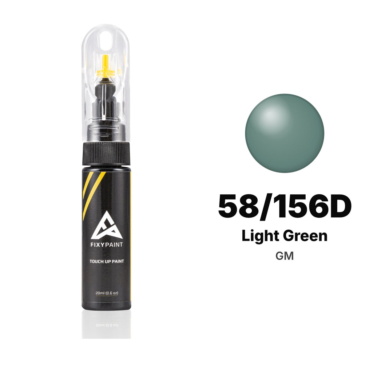 Peinture de retouche pour GM – 58/156D Light Green (tous modèles, 1997–2004), kit Basique