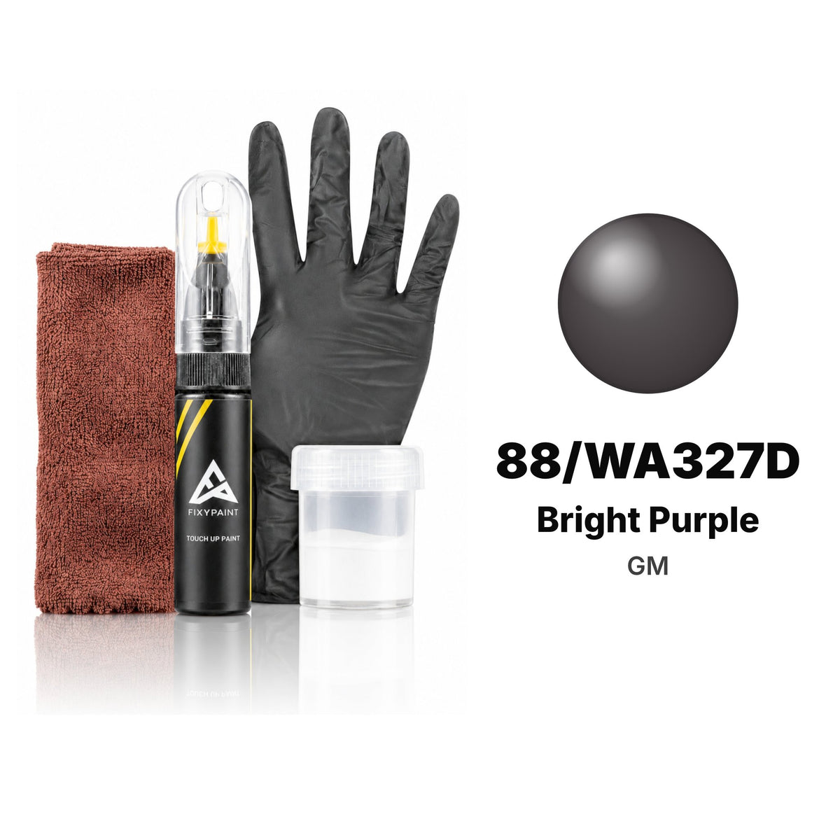 Touch-up paint for GM 88/WA327D Bright Purple, Complete kit