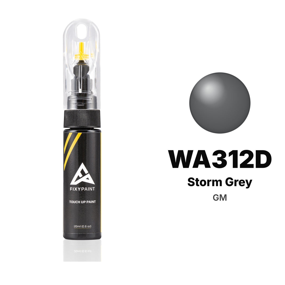 Touch-up paint for GM WA312D Storm Grey, Basic kit