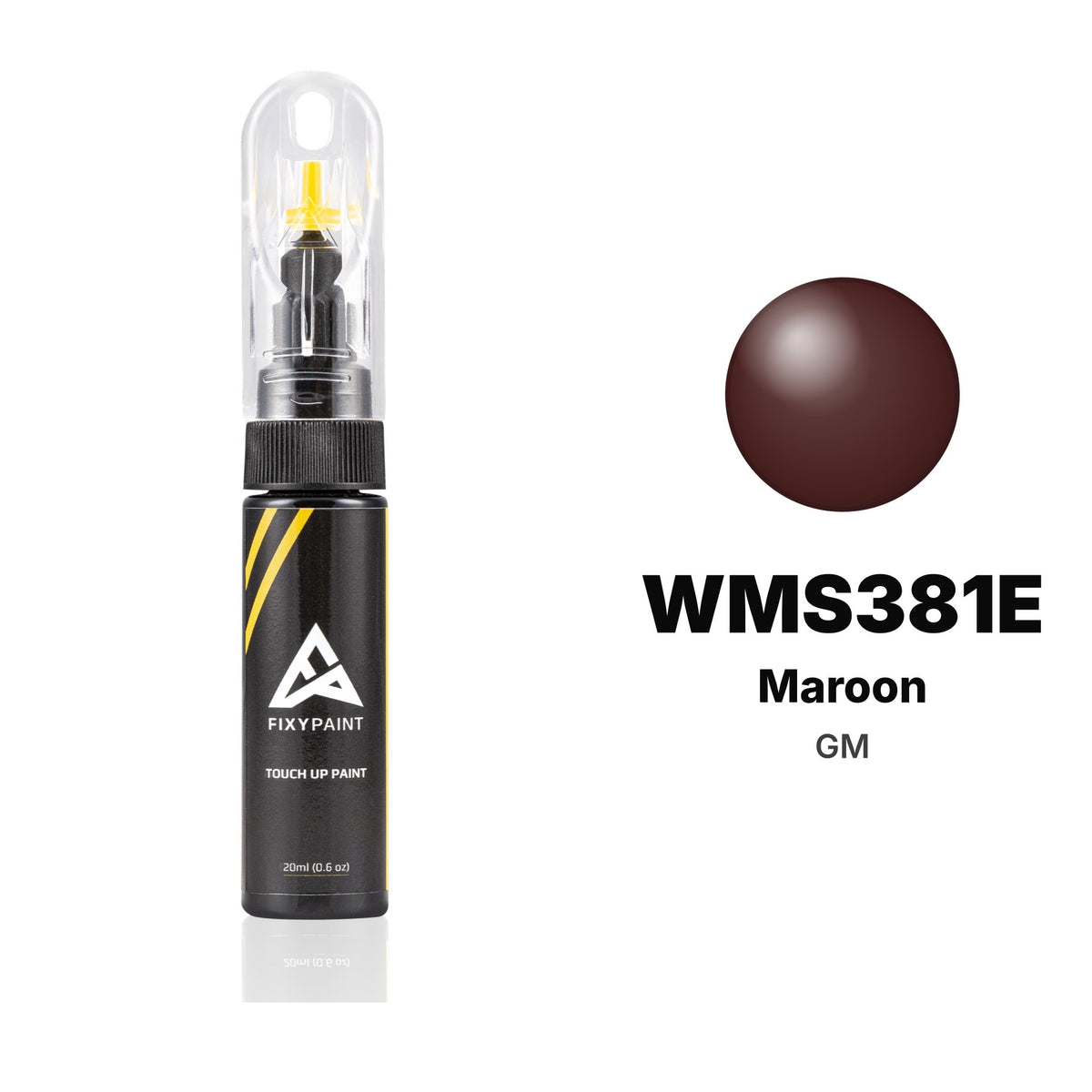 GM WMS381E Maroon touch-up paint, Basic kit