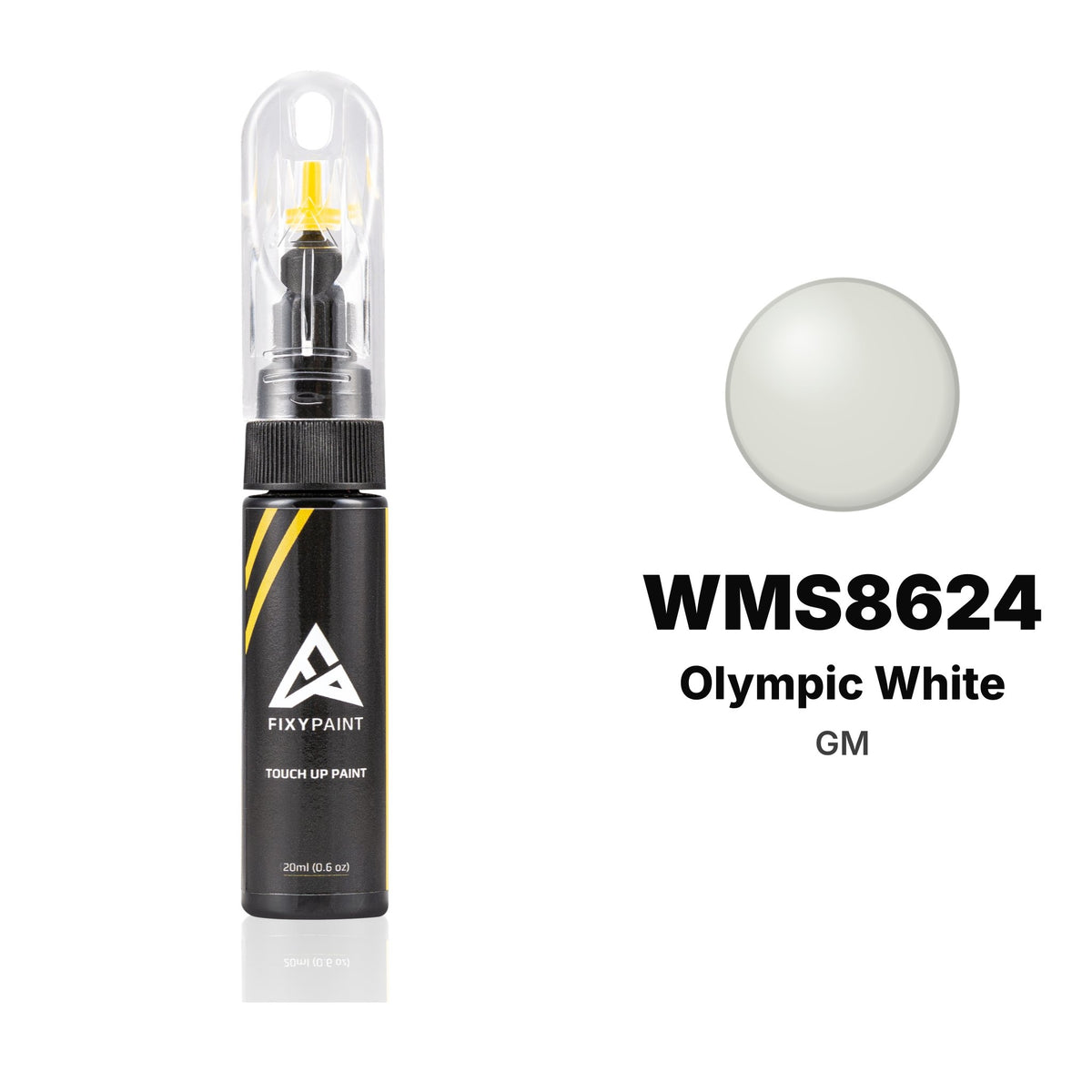 GM WMS8624 Olympic White touch-up paint, Basic kit