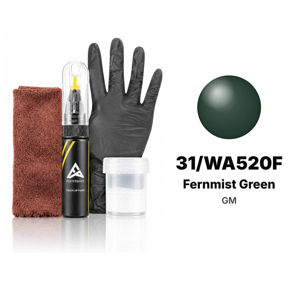 Lackstift für GM – 31/WA520F Fernmist Green (alle Modelle, 1999–2004), Set Komplett