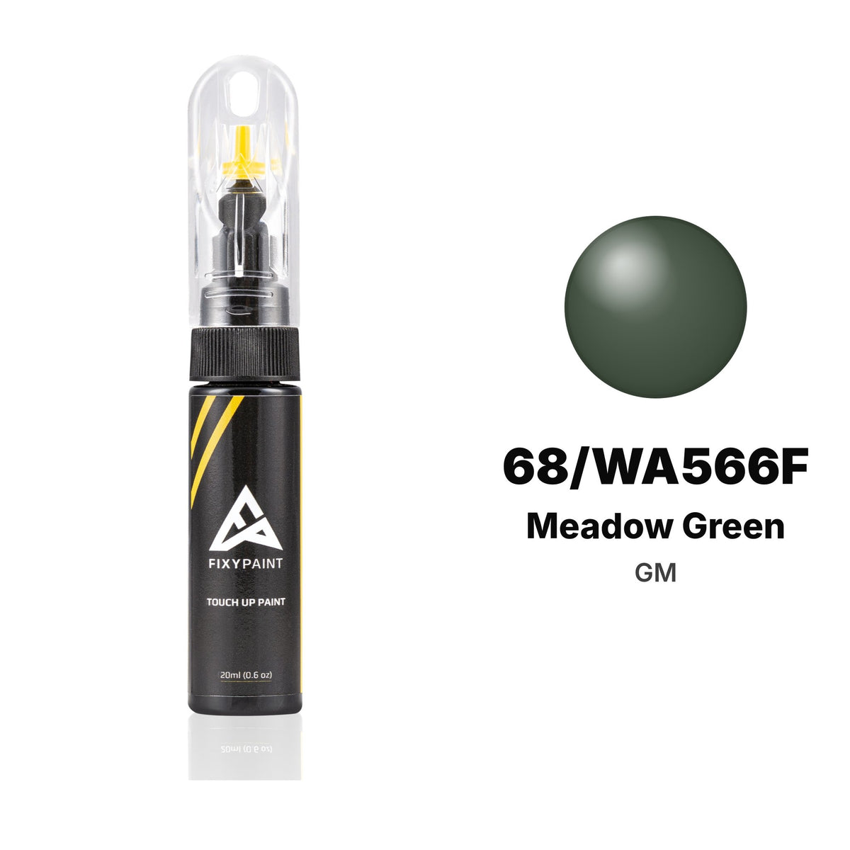 Touch-up paint for GM 68/WA566F Meadow Green, Basic kit
