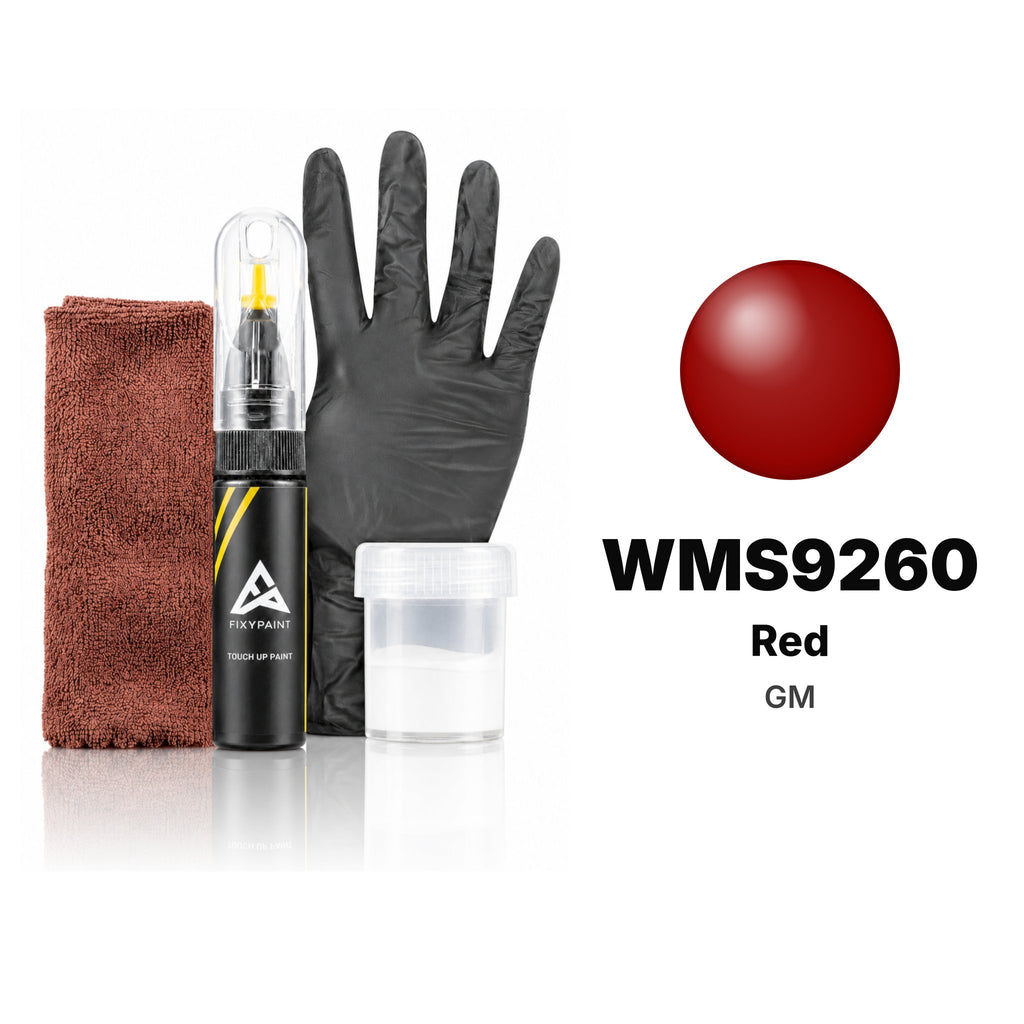 Touch-up paint for GM WMS9260 Red, Complete kit