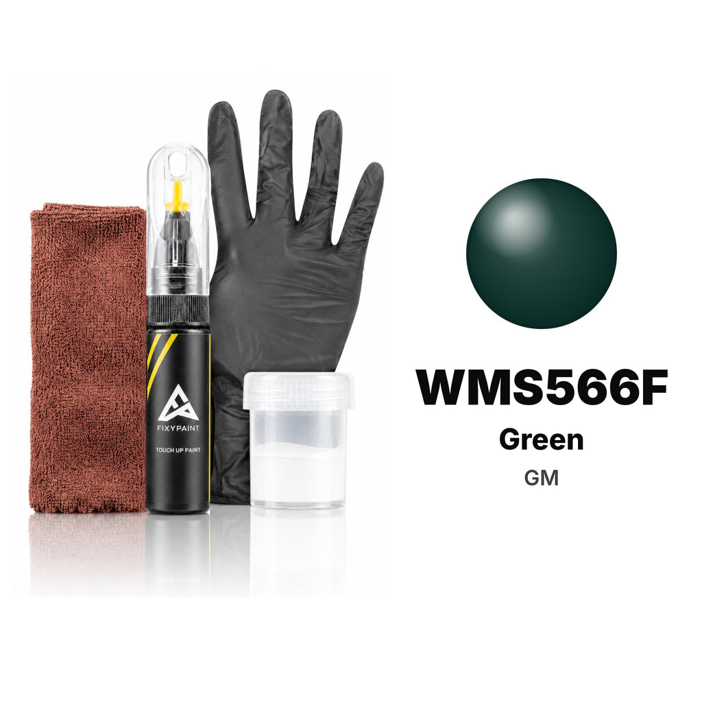Touch-up paint for GM WMS566F Green, Complete kit