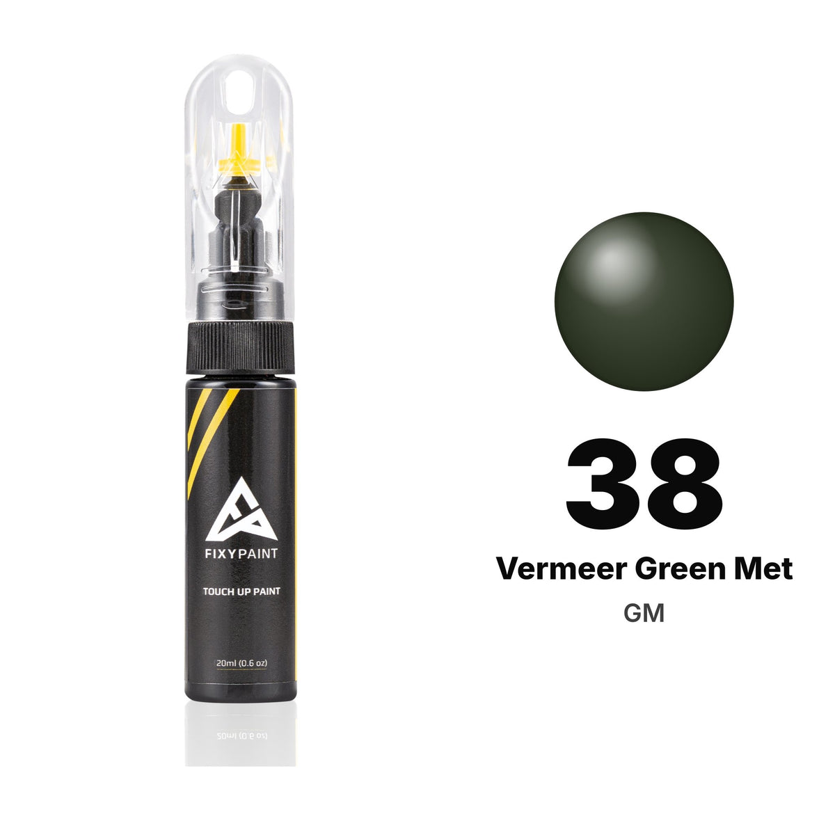 Touch-up paint for GM 38 Vermeer Green Met, Basic kit