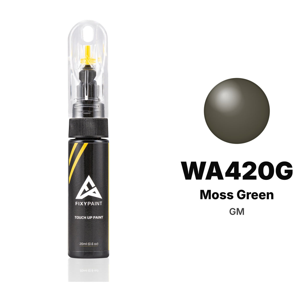 Touch-up paint for GM WA420G Moss Green, Basic kit