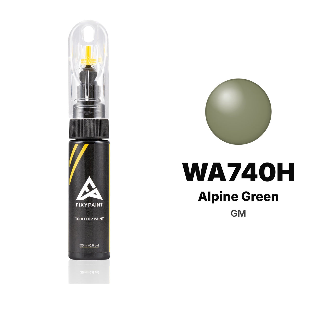 GM WA740H Alpine Green touch-up paint, Basic kit