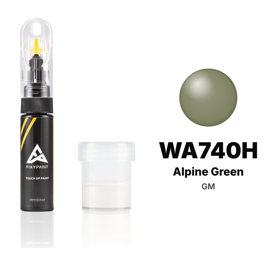 Touch-up paint for GM WA740H Alpine Green, Standard kit