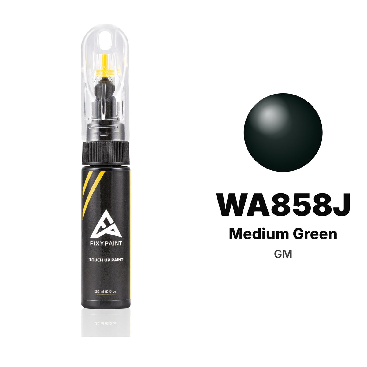 GM WA858J Medium Green touch-up paint, Basic kit