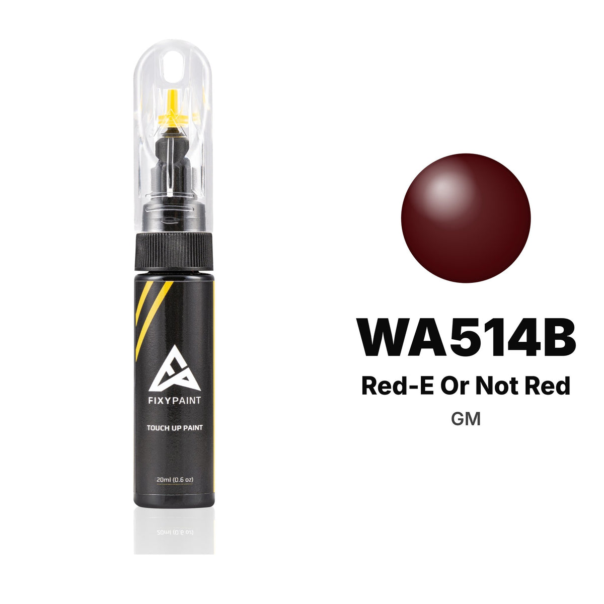 Touch-up paint for GM WA514B Red-E Or Not Red, Basic kit