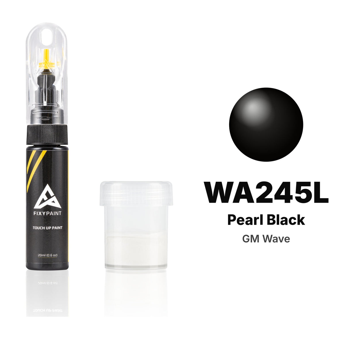 Touch-up paint for GM Wave WA245L Pearl Black, Standard kit