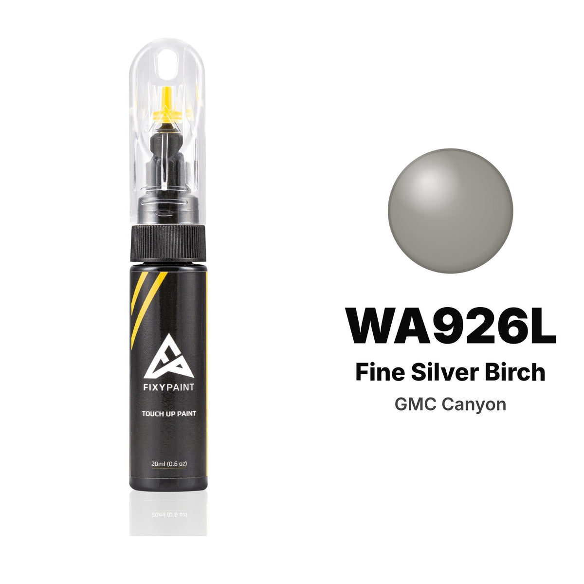 Touch-up paint for GMC Canyon WA926L Fine Silver Birch, Basic kit