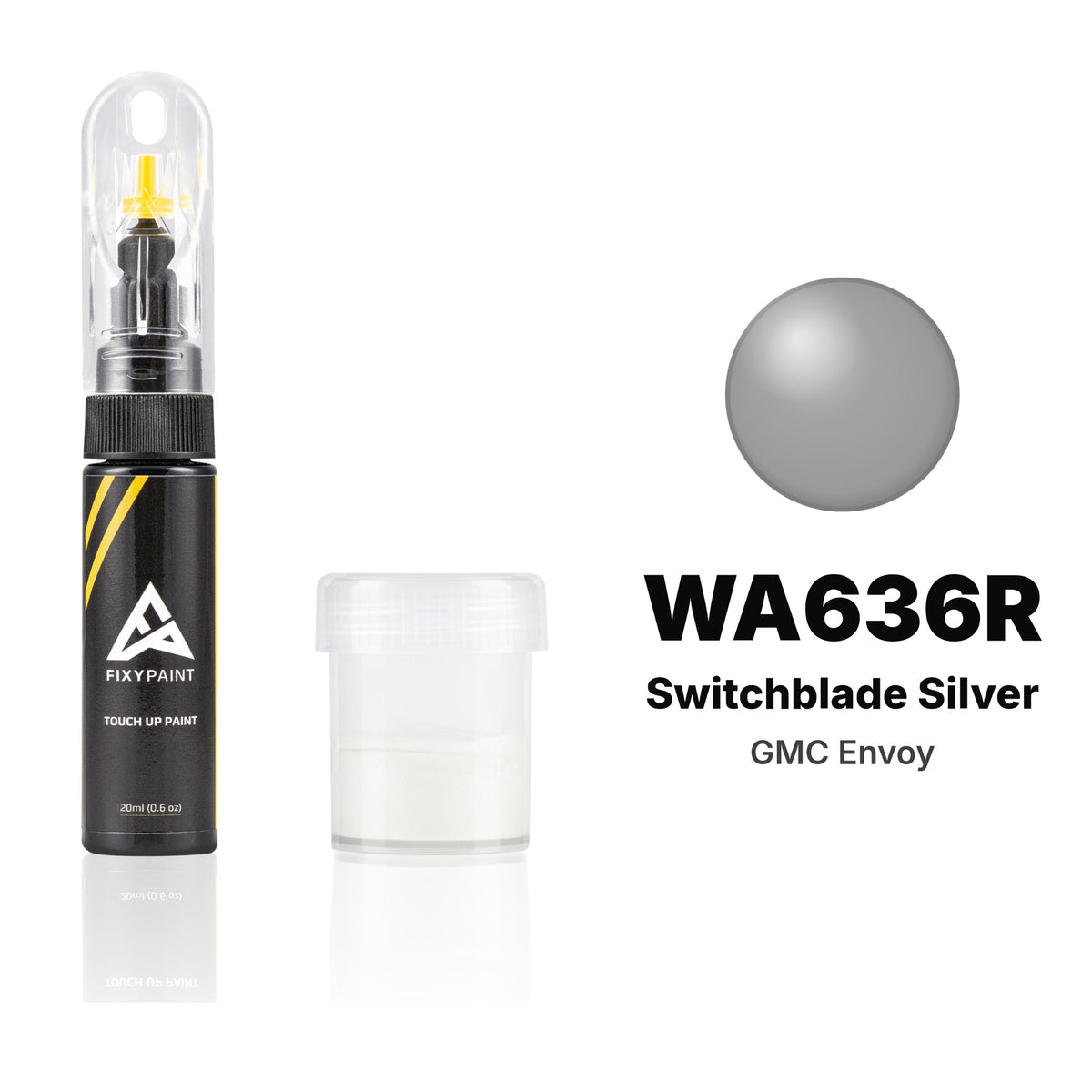 Vernice ritocco per GMC Envoy – WA636R Switchblade Silver (2008–2013), kit Standard
