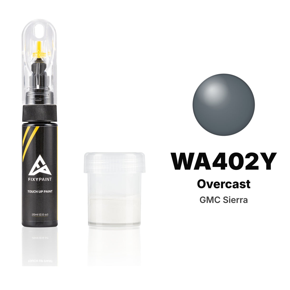 Peinture de retouche pour GMC Sierra – WA402Y Overcast (2015–2017), kit Standard