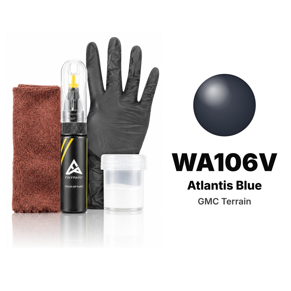 Vernice ritocco per GMC Terrain – WA106V Atlantis Blue (2013–2014), kit Completo