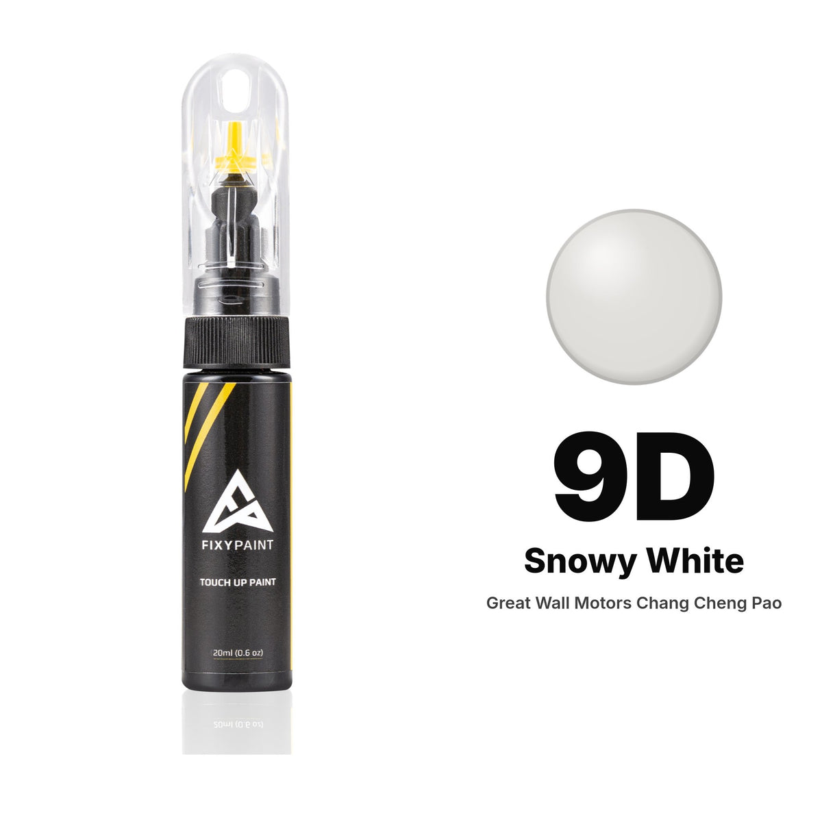 Peinture de retouche pour Great Wall Motors Chang Cheng Pao – 9D Snowy White (depuis 2025), kit Basique