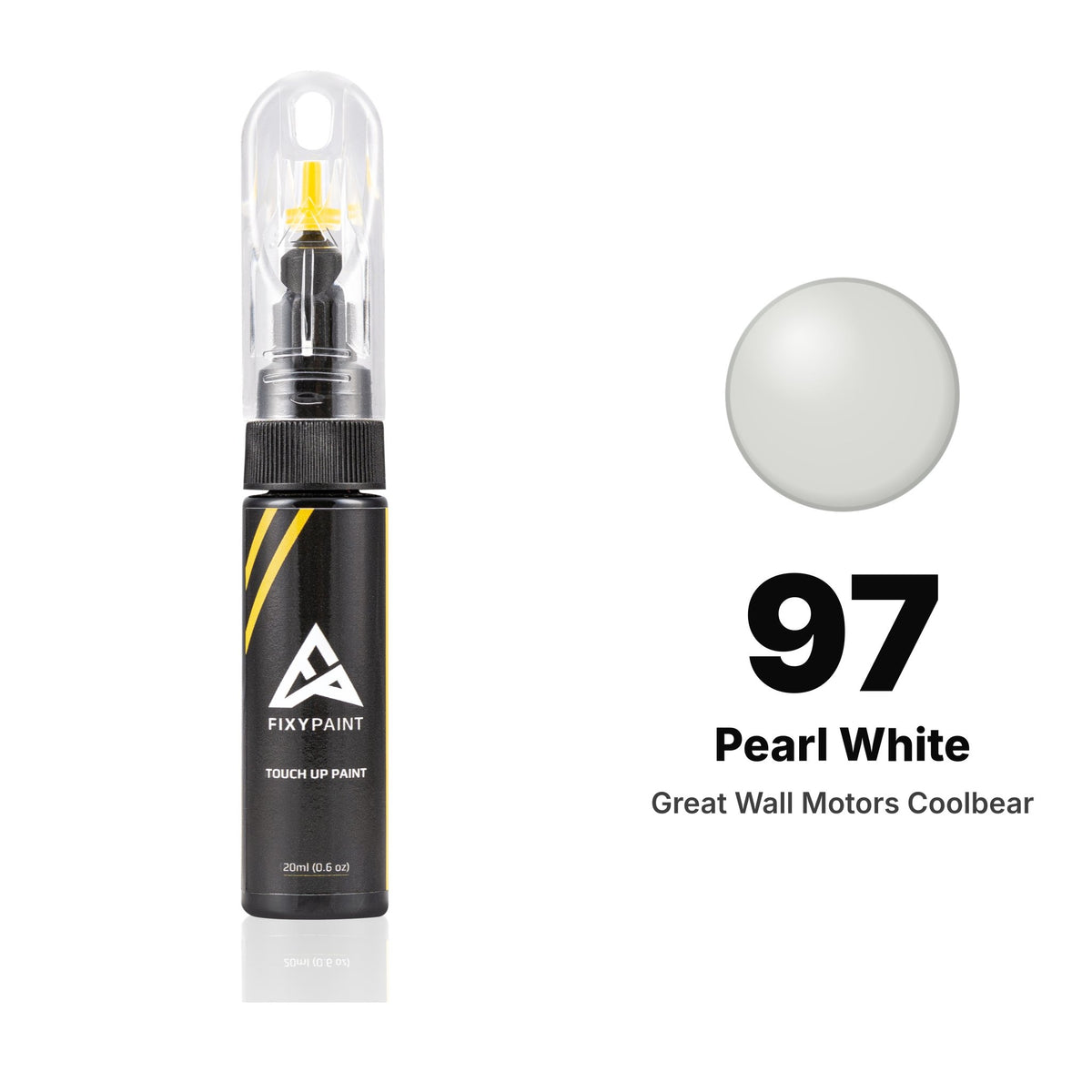 Touch-up paint for Great Wall Motors Coolbear 97 Pearl White, Basic kit