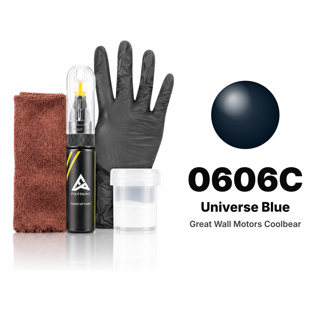 Touch-up paint for Great Wall Motors Coolbear 0606C Universe Blue, Complete kit