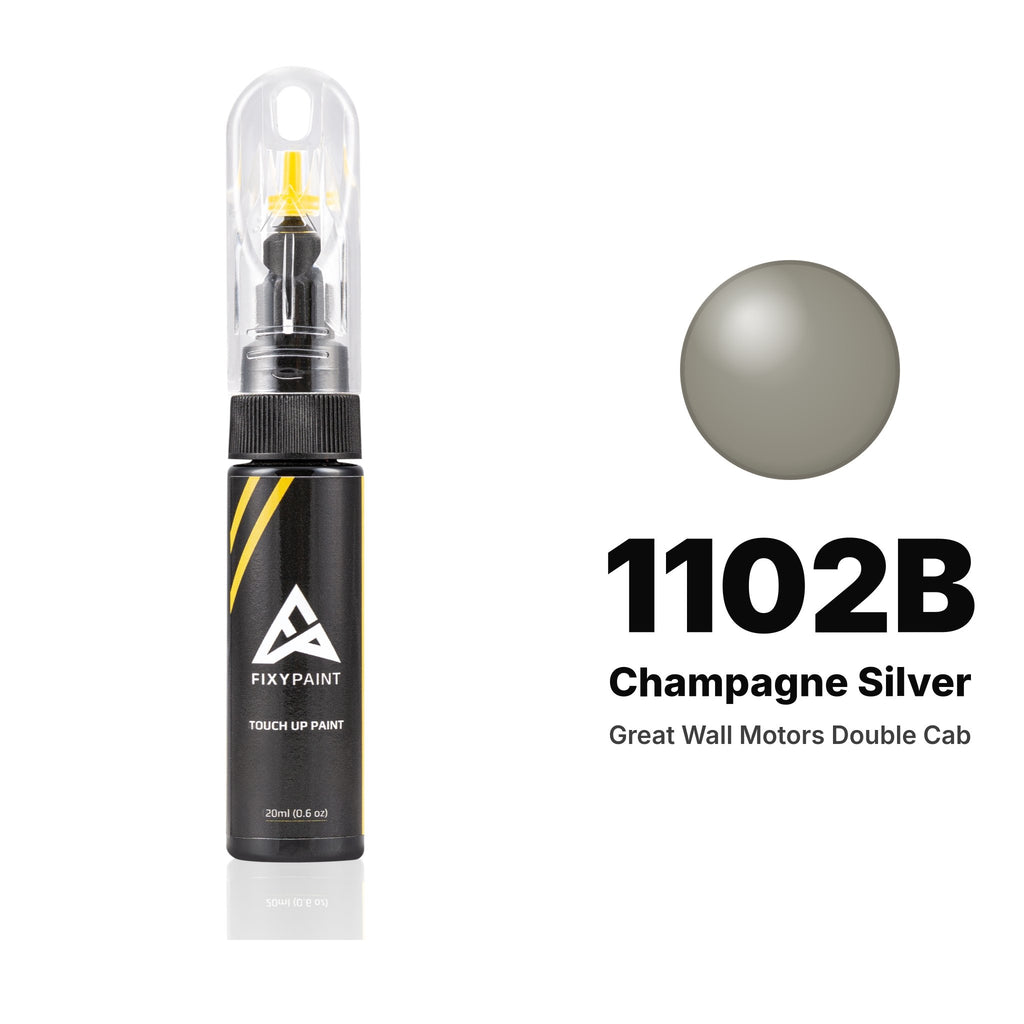 Touch-up paint for Great Wall Motors Double Cab 1102B Champagne Silver, Basic kit