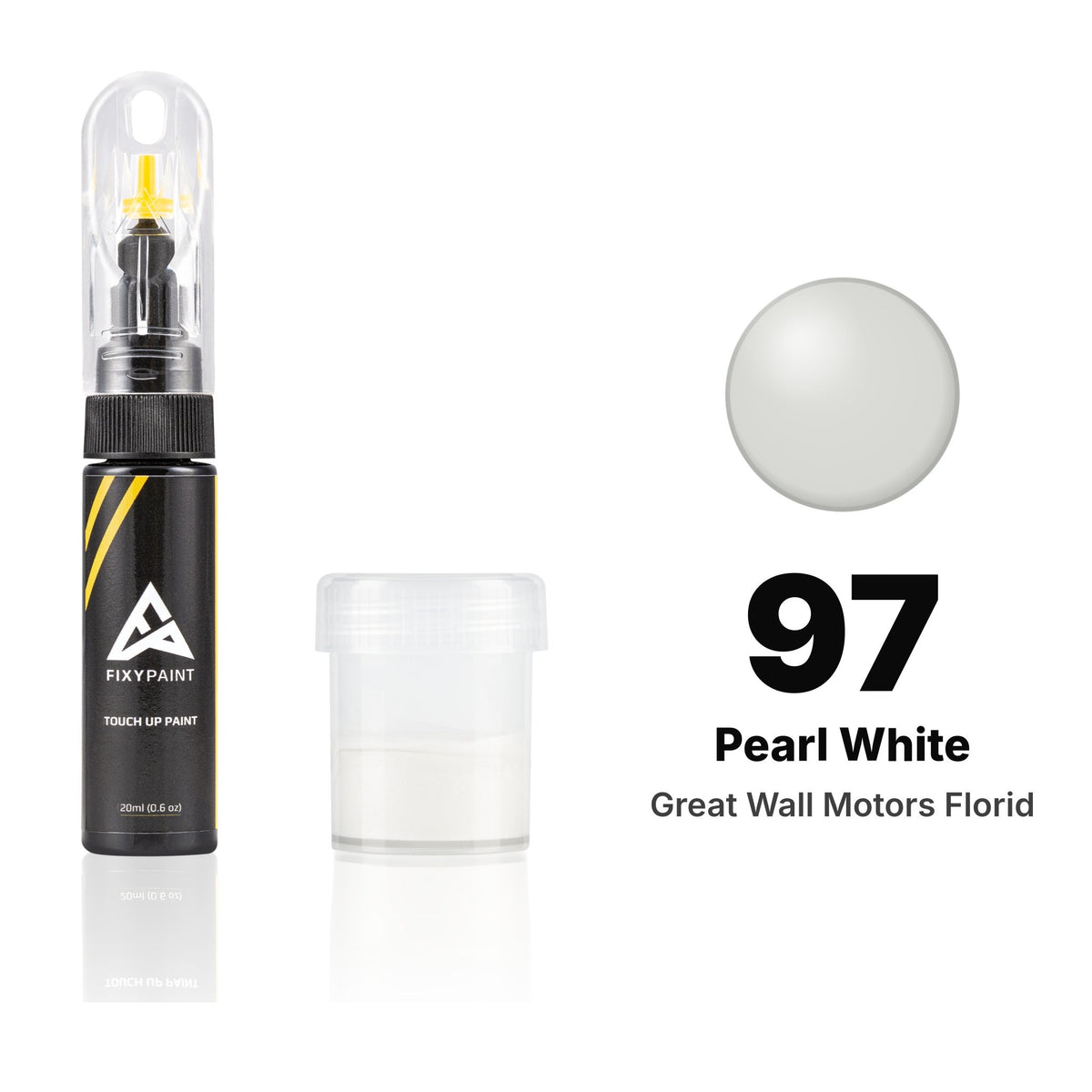 Lackstift für Great Wall Motors Florid – 97 Pearl White (2010–2012), Set Standard