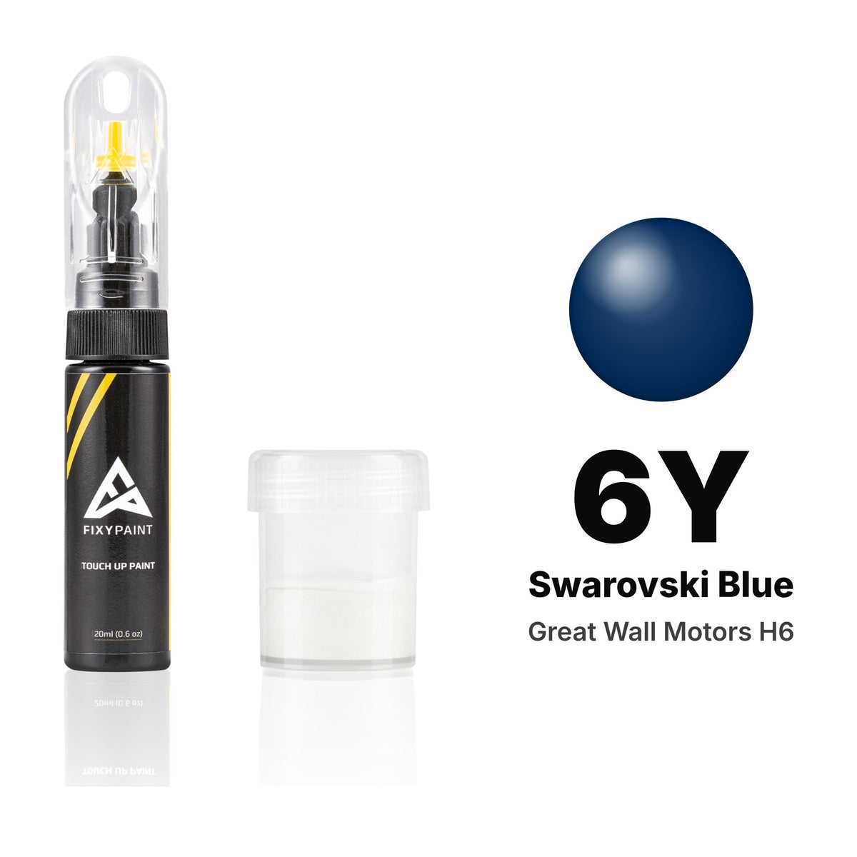 Pintura de retoque para Great Wall Motors H6 – 6Y Swarovski Blue (2024–2025), kit Estándar