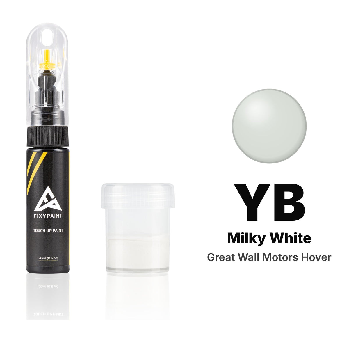 Touch-up paint for Great Wall Motors Hover YB Milky White, Standard kit