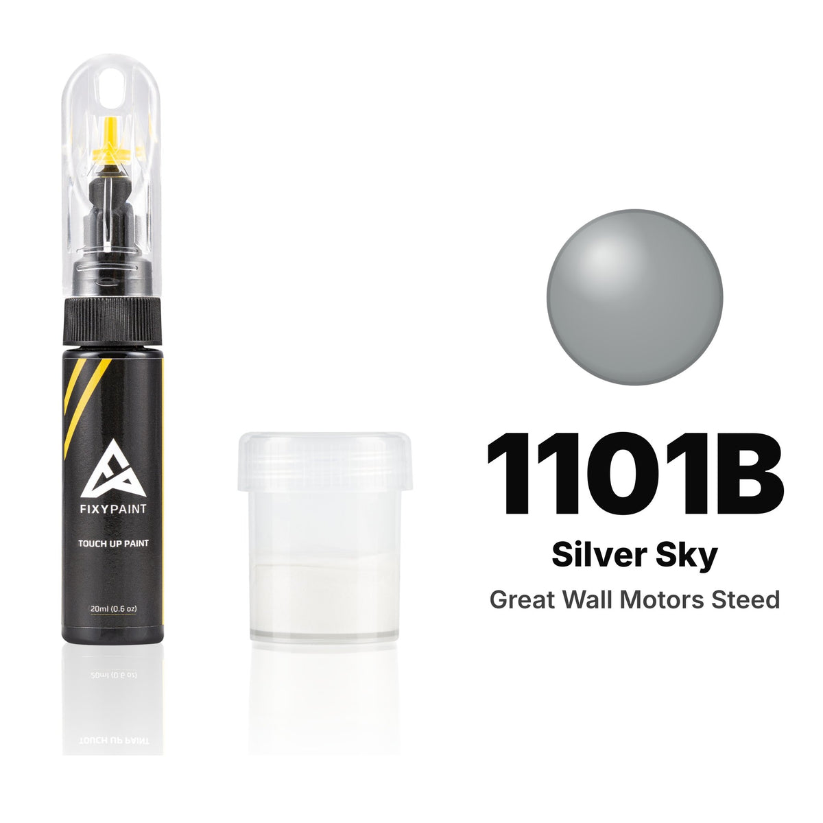 Touch-up paint for Great Wall Motors Steed 1101B Silver Sky, Standard kit