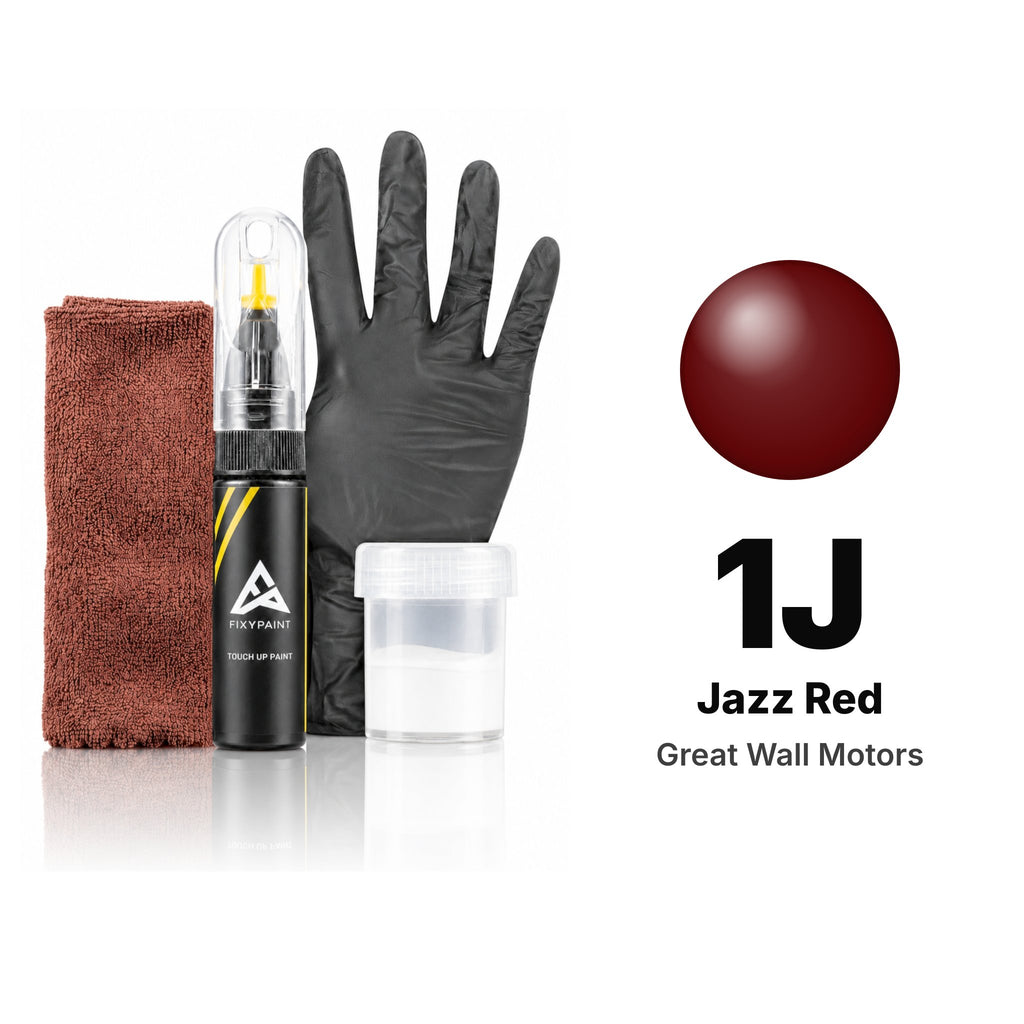 Touch-up paint for Great Wall Motors 1J Jazz Red, Complete kit