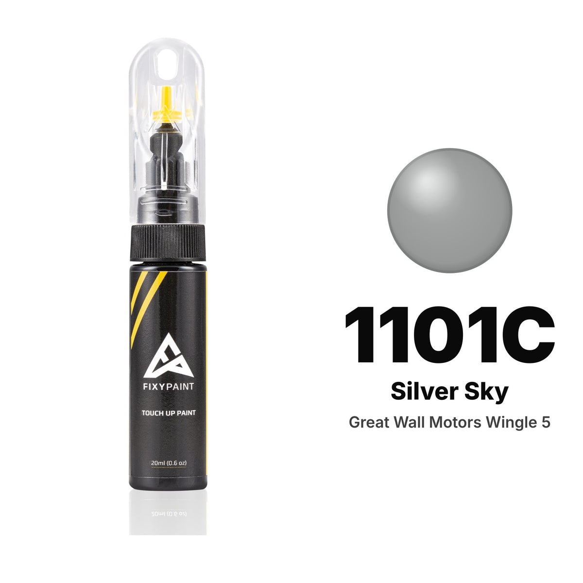 Touch-up paint for Great Wall Motors Wingle 5 1101C Silver Sky, Basic kit