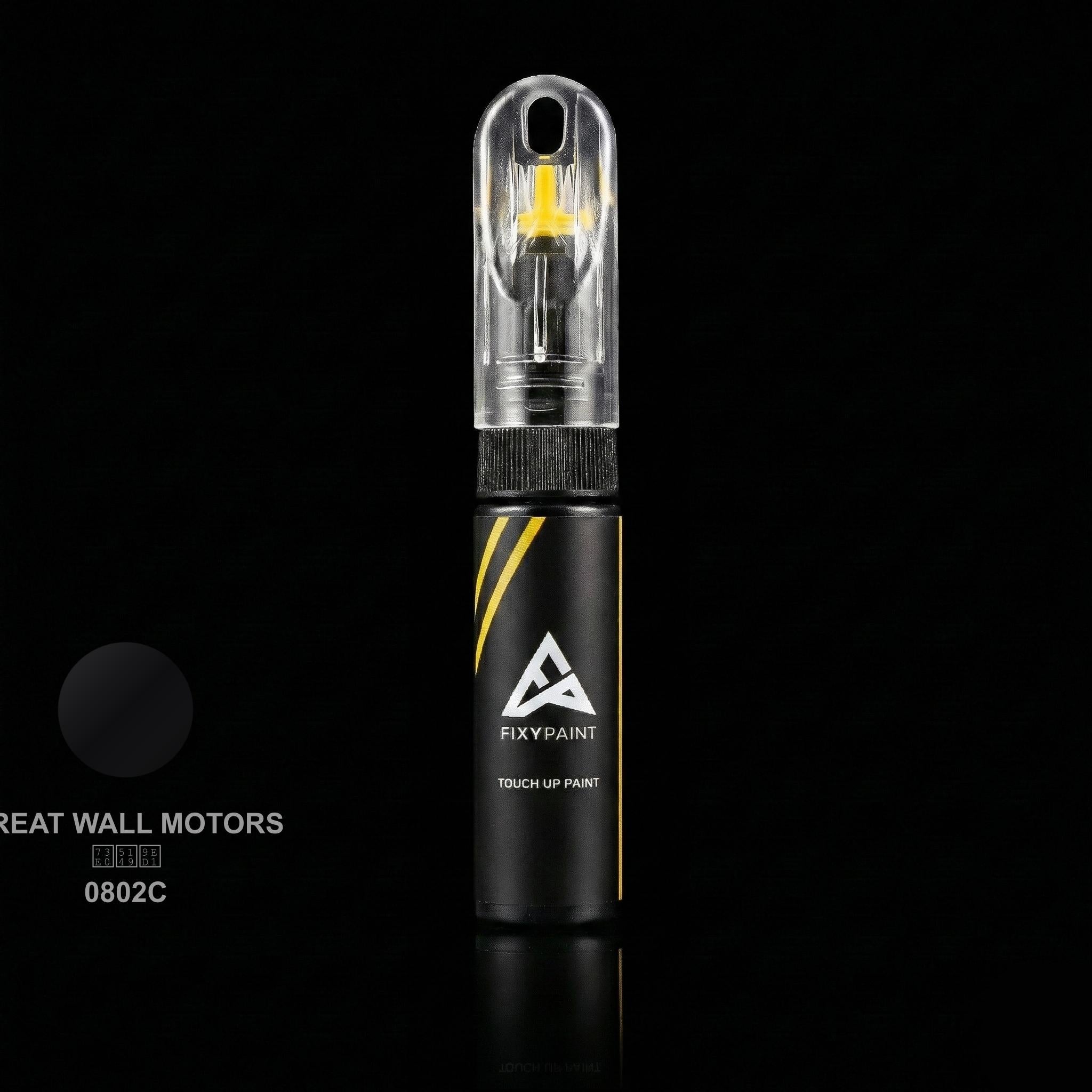 Great Wall Motors Hover touch up paint kit - PEARL BLACK 0802C scratch repair