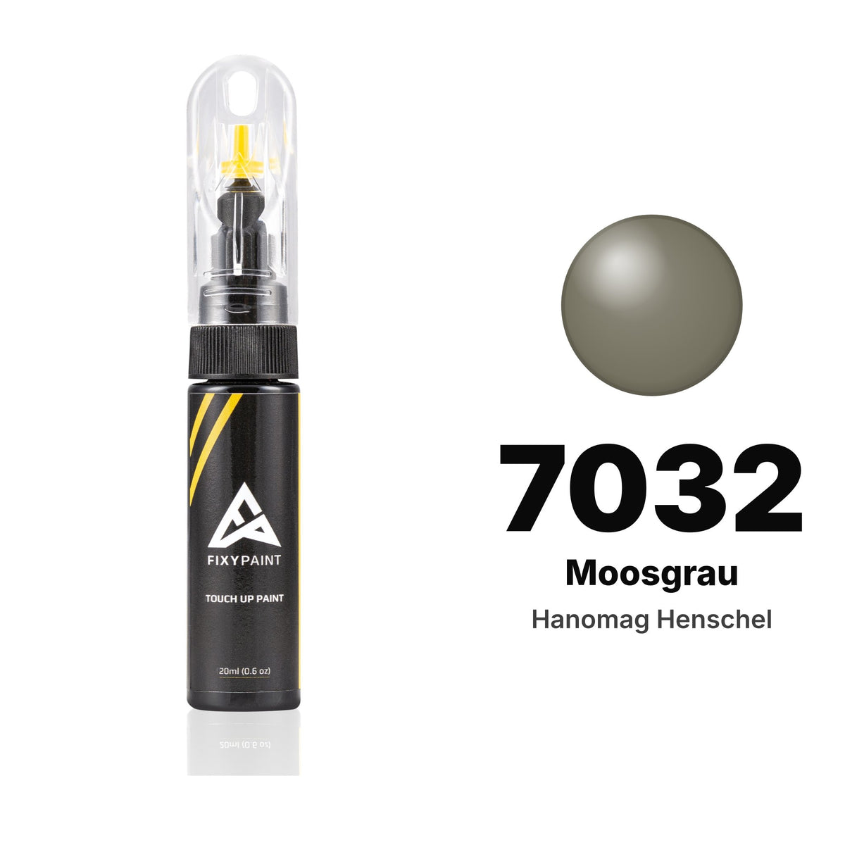 Lackstift für Hanomag Henschel – 7032 Moosgrau (alle Modelle, ab 1982), Set Basis