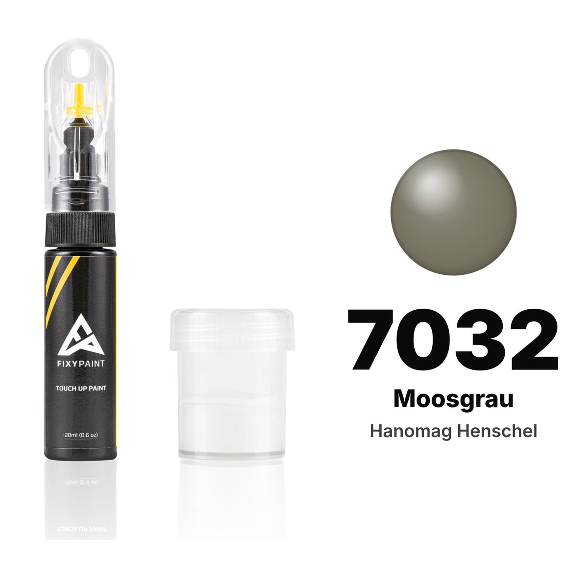 Lackstift für Hanomag Henschel – 7032 Moosgrau (alle Modelle, ab 1982), Set Standard