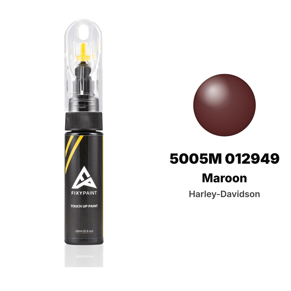 Touch-up paint for Harley-Davidson 5005M 012949 Maroon, Basic kit