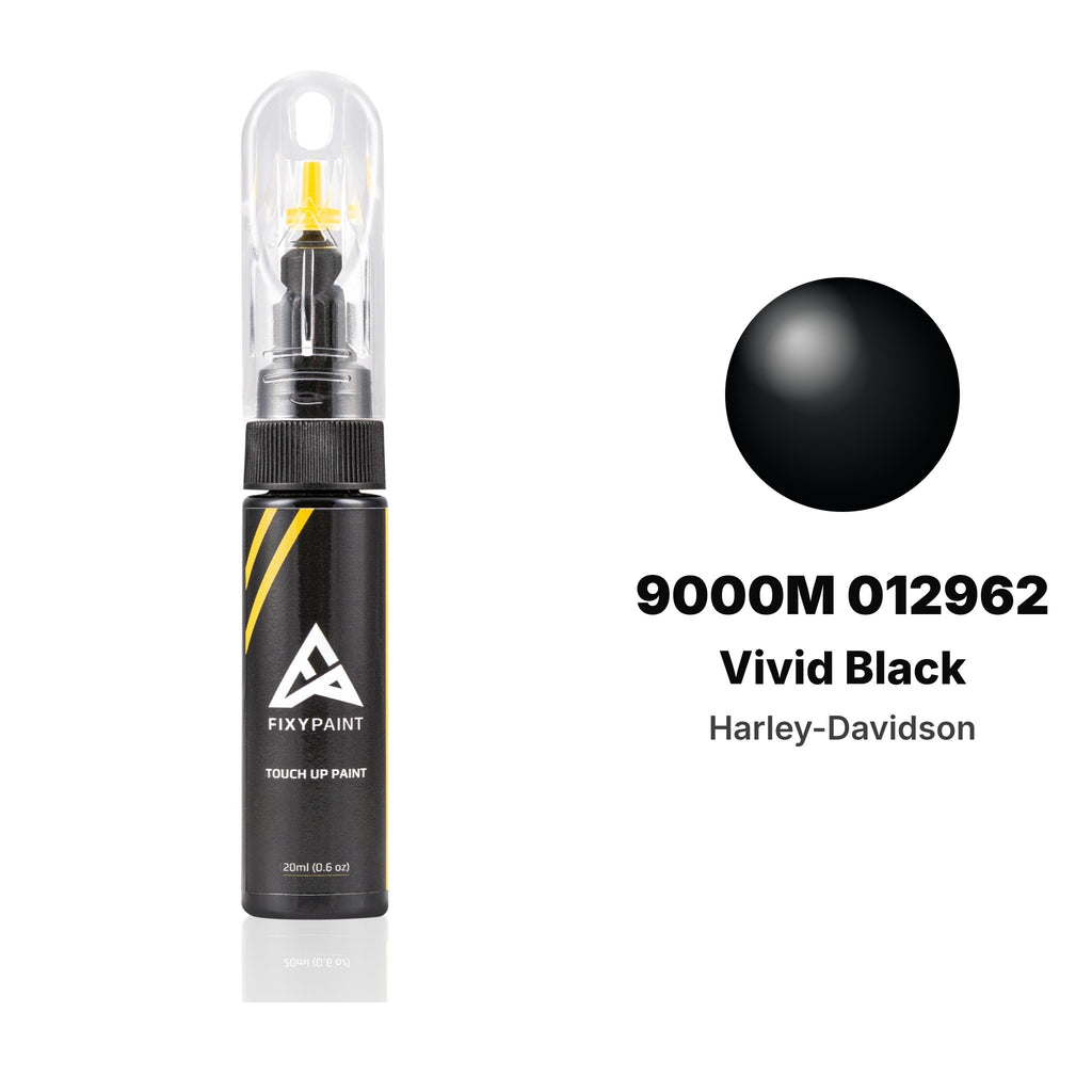 Touch-up paint for Harley-Davidson 9000M 012962 Vivid Black, Basic kit