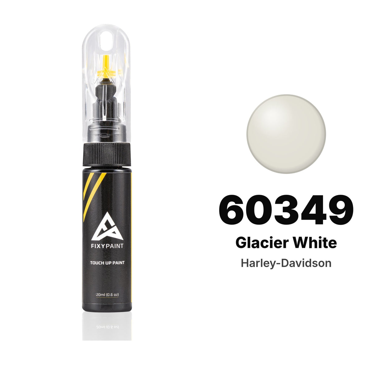 Touch-up paint for Harley-Davidson 60349 Glacier White, Basic kit