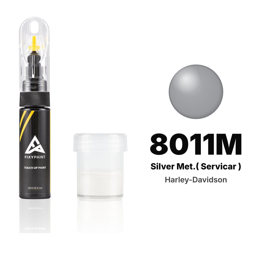 Touch-up paint for Harley-Davidson 8011M Silver Met.( Servicar ), Standard kit