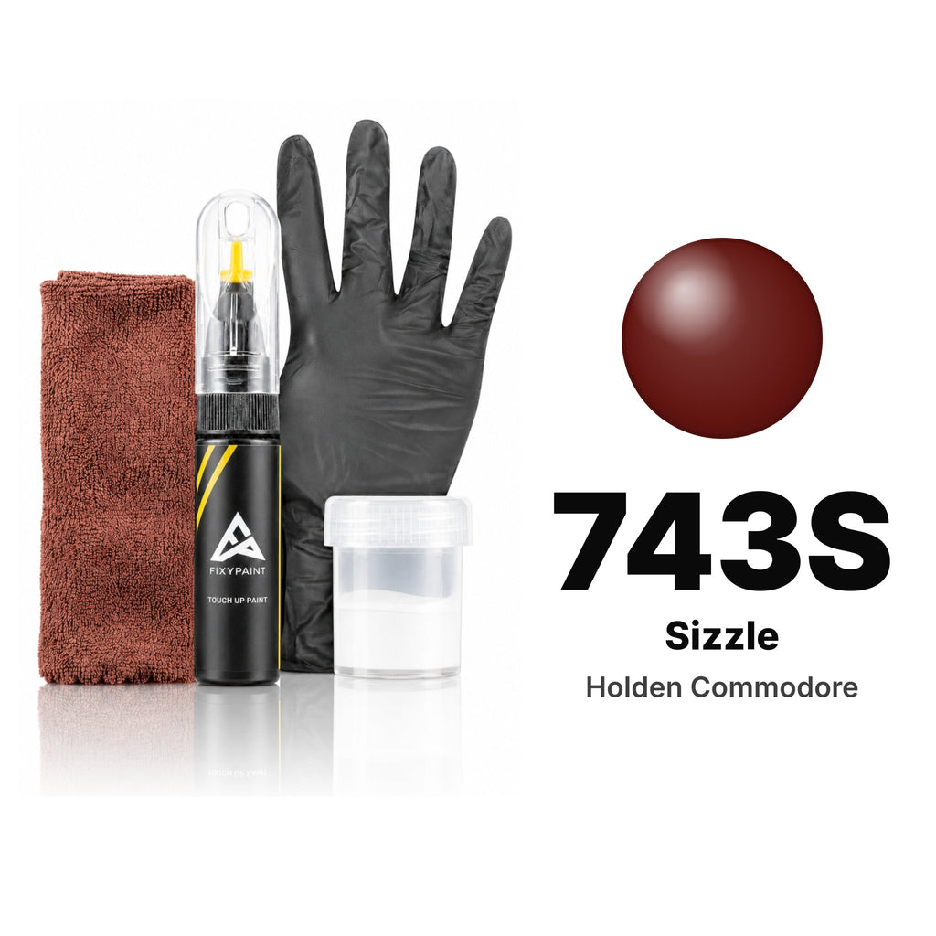 Touch-up paint for Holden Commodore 743S Sizzle, Complete kit