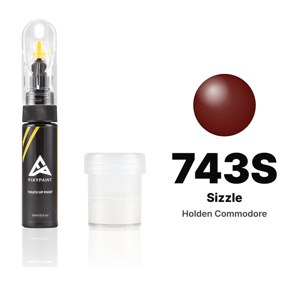 Touch-up paint for Holden Commodore 743S Sizzle, Standard kit