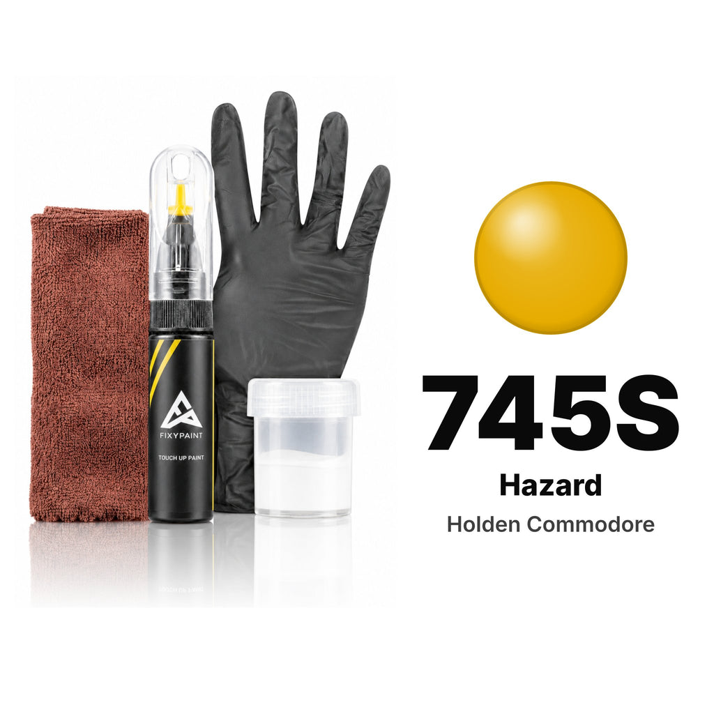 Touch-up paint for Holden Commodore 745S Hazard, Complete kit